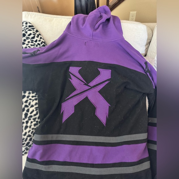 Excision Purple lace tie hockey jersey - Picture 8 of 9